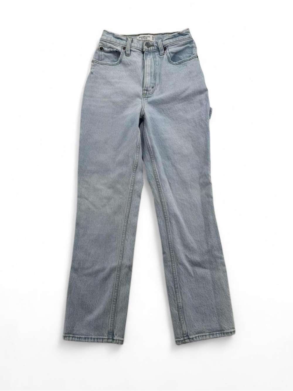 Abercrombie & Fitch Ultra High Rise 90s Straight Carpenter Painter Jeans 25/0S